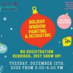 Holiday Window Painting for Teens