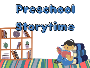 Preschool Storytime