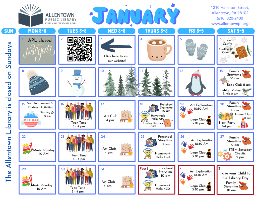 Children’s Programs Allentown Public Library