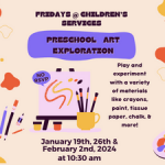 Preschool Art Exploration