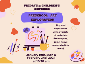 Preschool Art Exploration