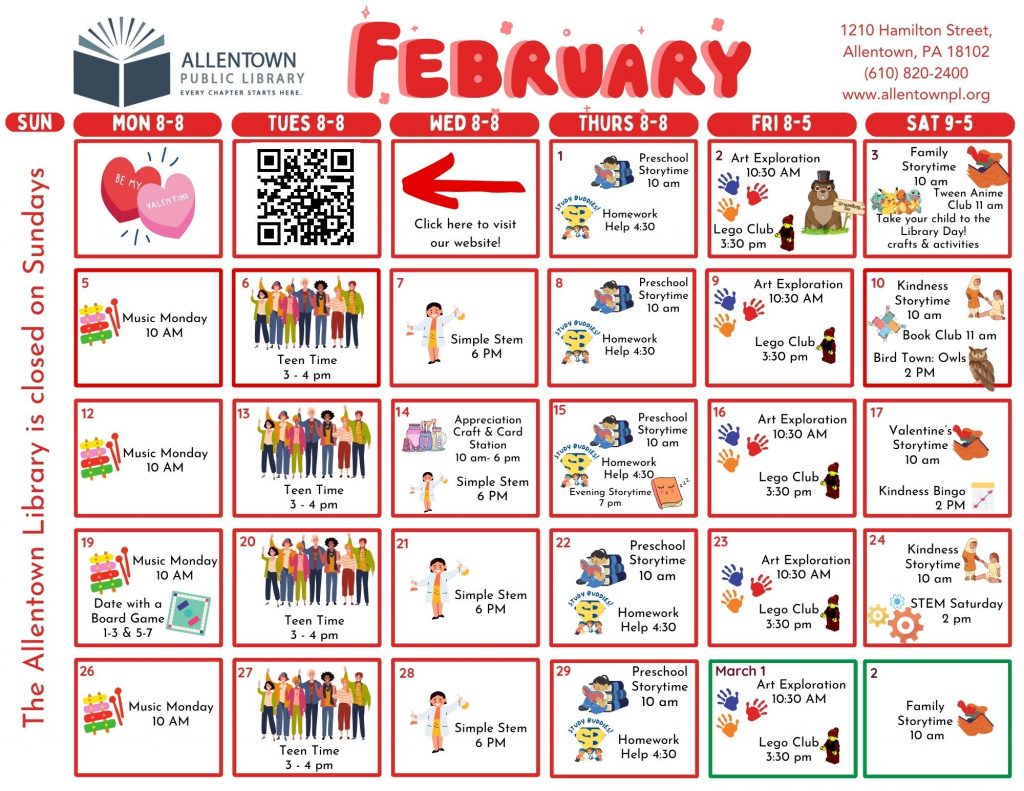 Children’s Programs Allentown Public Library