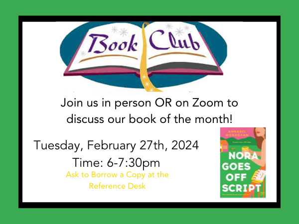 Adult Book Club: February