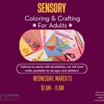 Sensory Coloring and Crafting for Adults