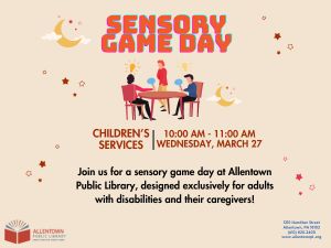 Sensory Game Day for Adults