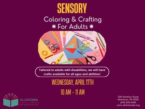 Sensory-Friendly Coloring and Crafting for Adults