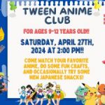 Tween Anime Club-April