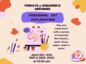 Preschool Art Exploration