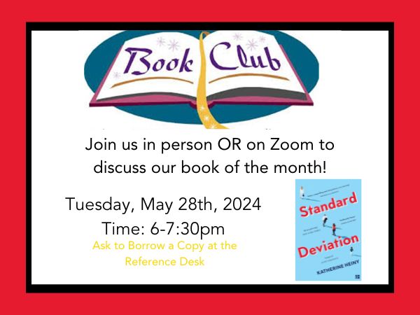Adult Book Club: May
