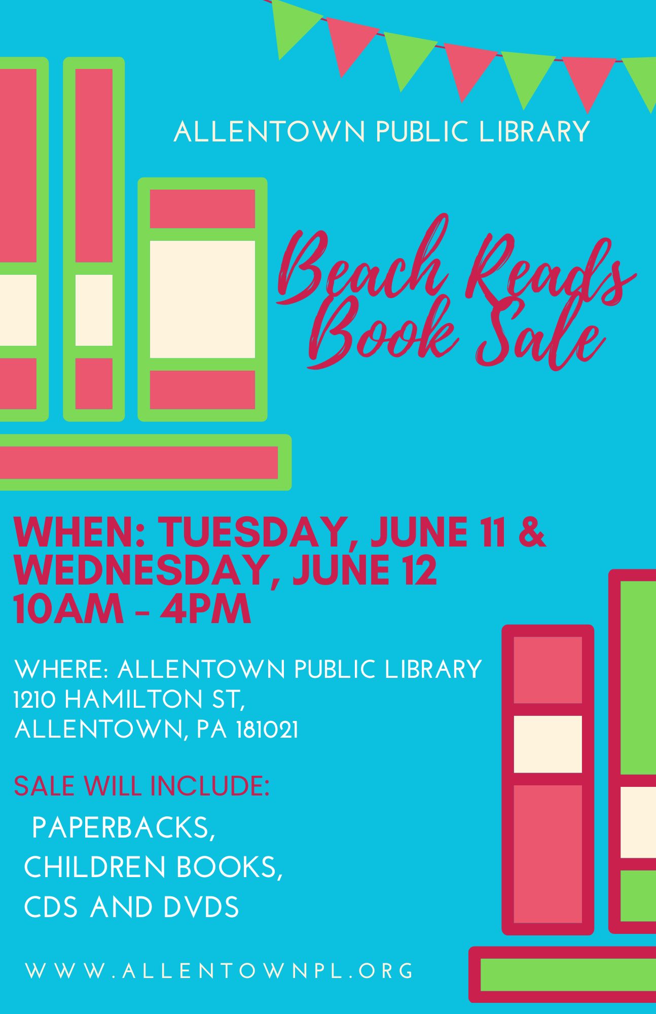 Beach Reads Book Sale Allentown Public Library