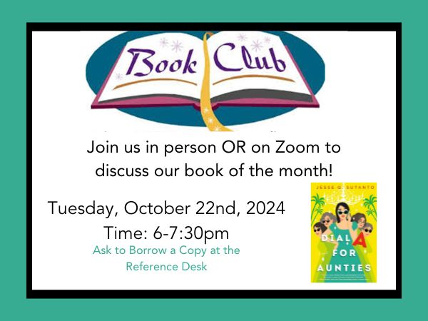 Adult Book Club: October