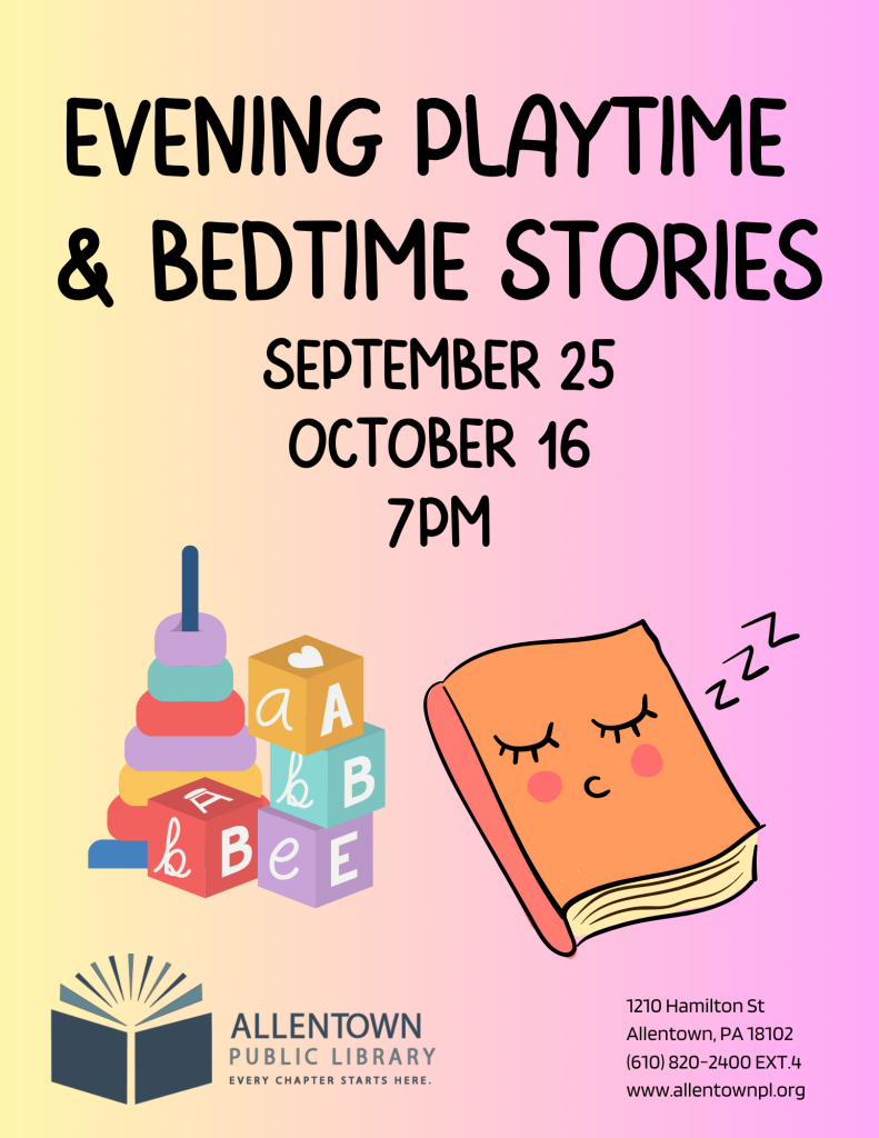 Evening Story Time Allentown Public Library
