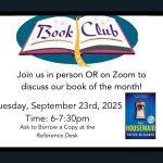 Adult Book Club: September