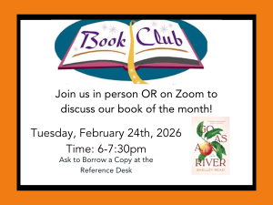 February Adult Book Club - Click to View Information