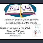Adult Book Club: January