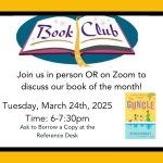 Adult Book Club: March