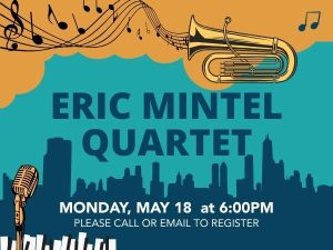 Eric Mintel Quartet Feature Image. click to view flyer
