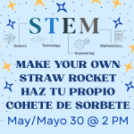 STEM- Make your own Straw Rocket