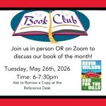 Adult Book Club: May