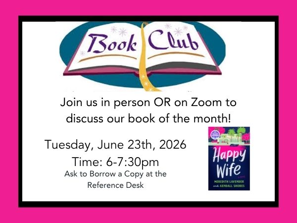 Adult Book Club: June
